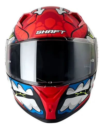 Casco Integral Shaft 526sp Evo Dano Ngr Rj Visor Sl Trasluci