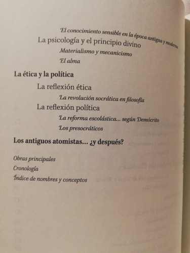 Leucipo Y Democrito,los Primeros Atomistas, C Milani,2016 (Usado)