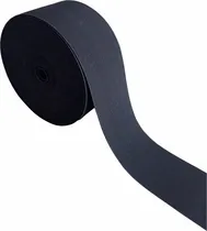 Comprar Elástico Resistente Preto Industria De Confecção 12cm X 25 M