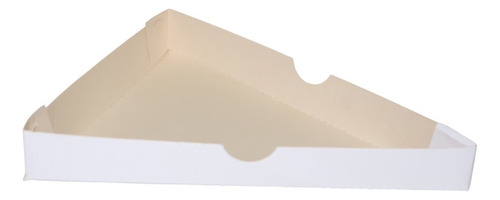 Embalagem Para Fatia De Pizza 15x2,5x20 Branco