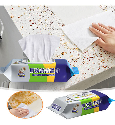 O Toallitas De Cocina De 10 Ml Para Quitar Aceite Y Quitar,