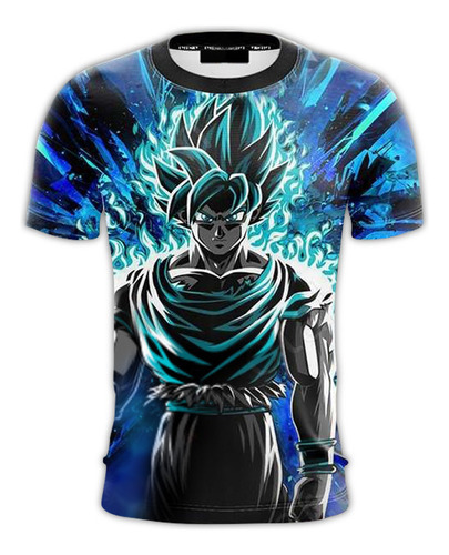 Playera Manga Corta De Manga Corta De Dragon Ball Kakarotto