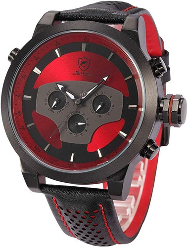 Reloj Shark Sh207 Fecha, Doble Zona Horaria