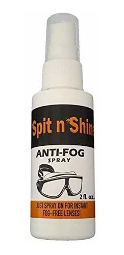 Spit N Shine Anti-fog Spray 2 Oz. Previene