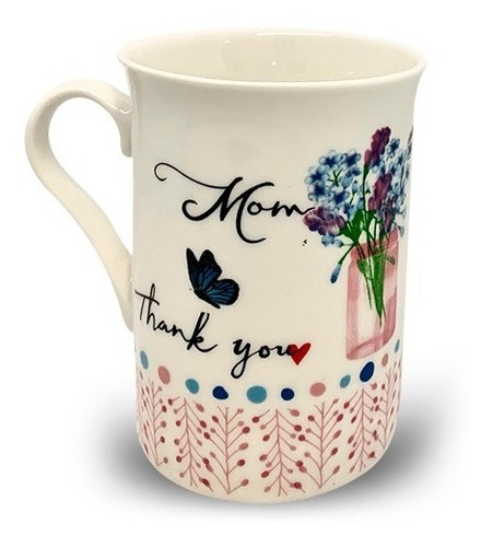 Tazas Porcelana Desayuno Diseño Mom Mamá Café 360 Ml