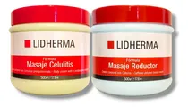 Comprar Kit X2 Masaje Reductor + Masaje Celulitis  X500g  Lidherma 