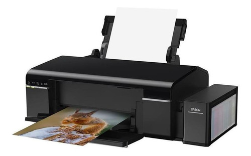 Impresora a color fotográfica Epson EcoTank L805 con wifi 220V negra