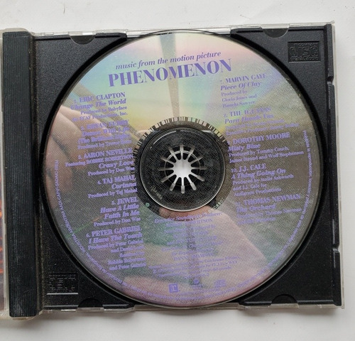 Cd Music From The Moción Picture Phenomenon John Travolta (Usado)