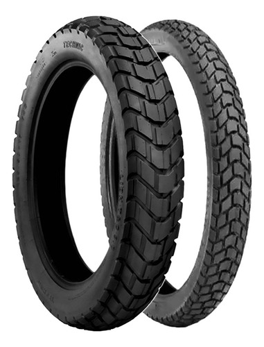 Pneu Xl 125 S/ Duty 125 120-80-18 + 90-90-21 T&c Technic