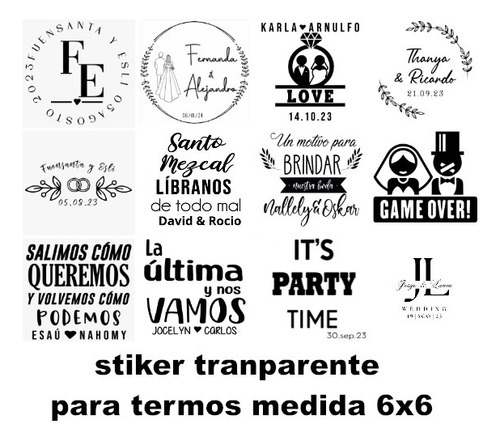 170 Stickers Calca Vinil Para Termo Cilindro Bolos Tapa 