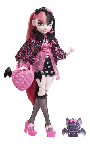 Muñeca Monster High Draculaura Con Mascota Y Accesorios 