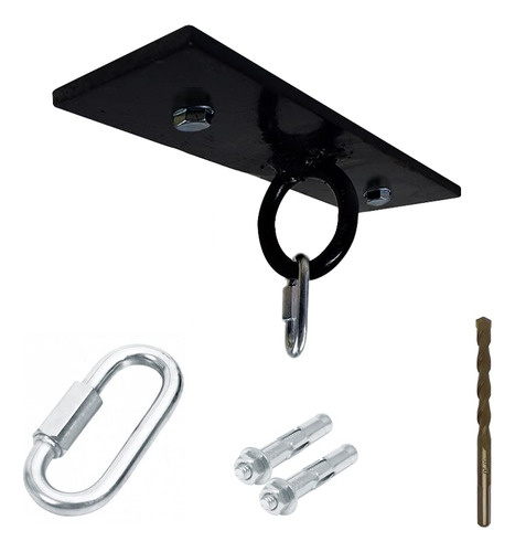 Drid Base Para Costal De Box Para Techo, Soporte Para Costal De Boxeo, Soporta Mas 150kg, Resistente De Uso Rudo, Incluye Kit De Instalación Completo