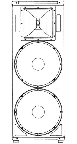 Caja Vacia Para Bafle 2x15 + Driver