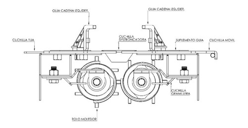 Cabezal Maicero De Grande, Modelo Ed 1410.