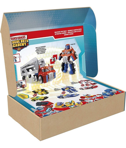 Transformers Rescue Bots Academy Bumblebee Optimus Prime