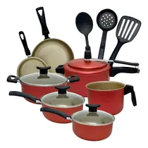 Comprar Conjunto Panelas Em Teflon Jogo C\u002F Panela De Pressão 10pçs
