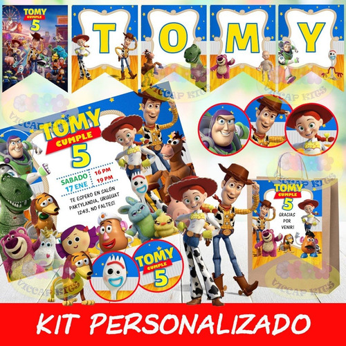 Pack Imprimible Toy Story Personalizado