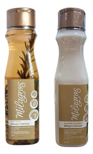 Shampoo E Condicionador De Ervas Milagros (pacote Com 2)