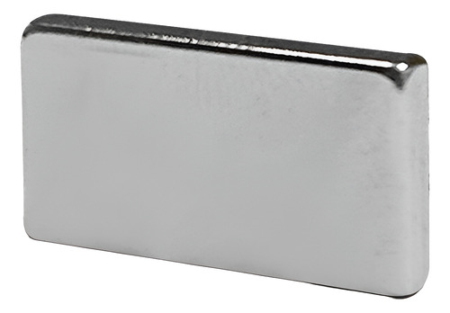 Imã Bloco De Neodímio 10 X 6 X 1 Mm - N35 / Extra Forte
