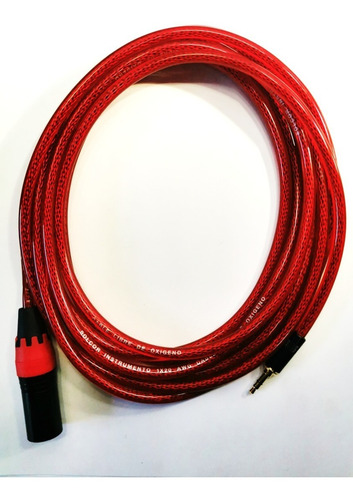 Cable Solcor Para Señal Xlr Macho - Plug Trs1/8  3.5mm 1m