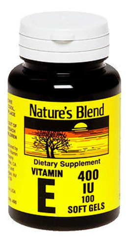 Nature's Blend Vitamina E 400iu Capsulas 100 Ct