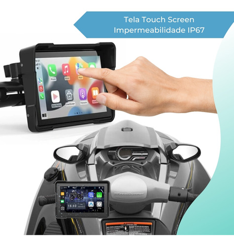 Mp5 Para Jet Ski Carplay Android Auto Bluetooth