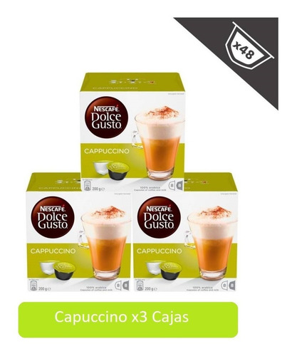 Capsulasde Café Dolce Gusto Capuccino X3 Cajas - Oferta!