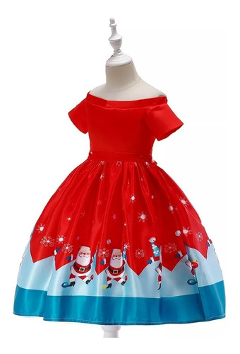 Vestido Tema Natal Festa Aniversário Tam 8 Anos | Parcelamento sem juros Vestido Tema Natal Festa Aniversário Tam 8 Anos | Parcelamento sem juros