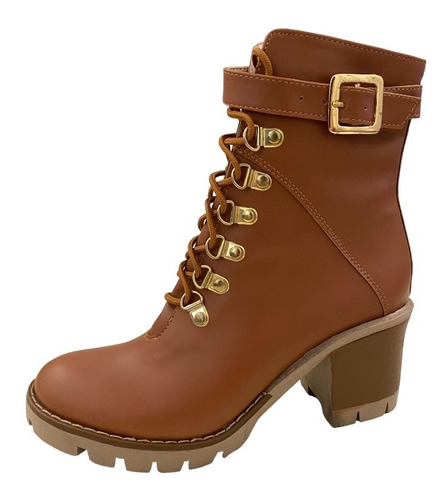 Botas Camel Simil Cuero