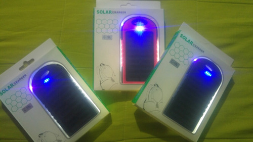 Cargadores Portatiles Solares Solar Powerbank