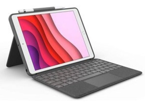 Logitech Combo Touch Para iPad 7th Teclado Y Trackpad 