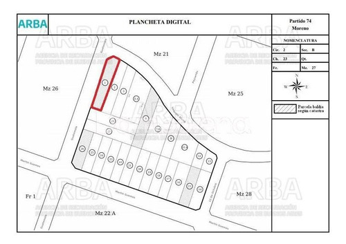 Imagen 5 de 5 de Terreno En Venta O Permuta Ubicado En Moreno, Moreno