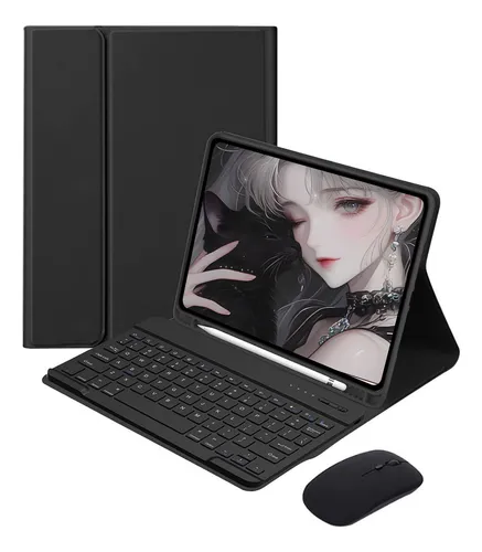 Capa Para Samsung Tab A8 10.5 Com Teclado Bluetooth E Mouse Menor preço em Capa Para Samsung Tab A8 10.5 Com Teclado Bluetooth E Mouse