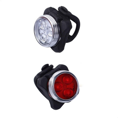 Juego Luces Bici 3 Led Recargables Ilumiled Um