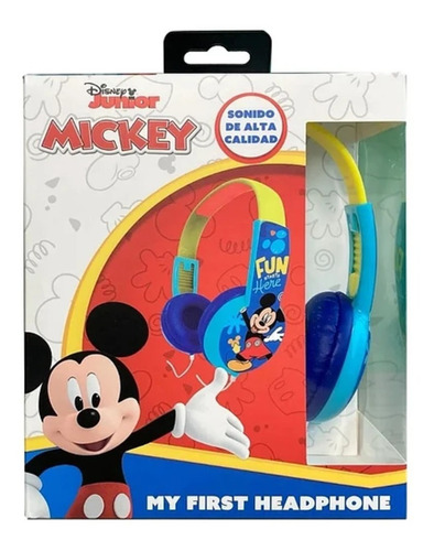 Audifonos Disney Mickey Mouse Hp203011 Azul