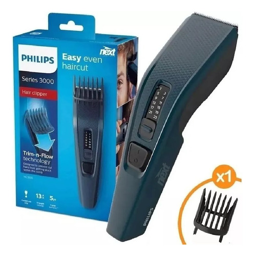 Cortacabello Philips Hc3505 Con Cable 13 Posiciones