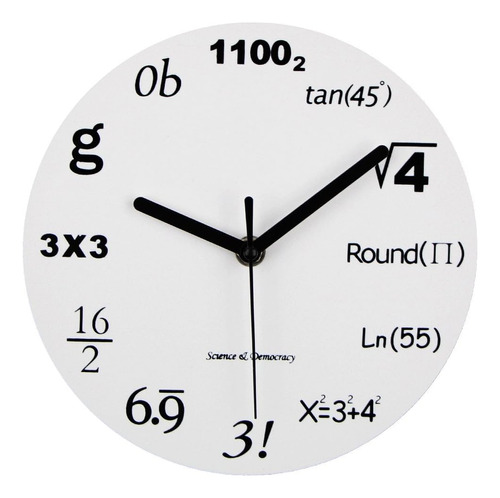 Timelike Reloj De Pared Único Con Diseño Moderno Y Novedoso 
