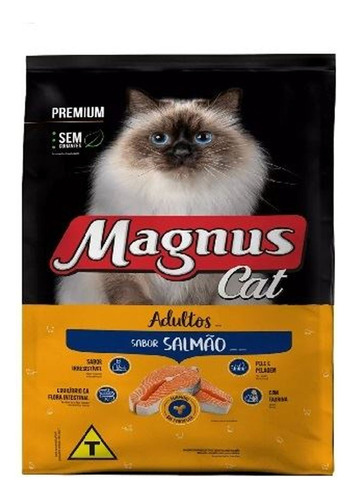 Ração Magnus Premium Gatos Adultos Salmão 2,5kg