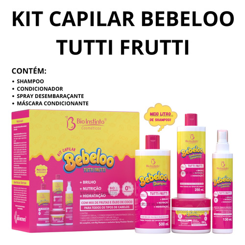 Kit Capilar Completo Reconstrução Nutrição Hidrata O Cabelo!