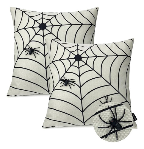 Booque Valley Fundas De Almohada De Halloween, Juego De 2 Fu