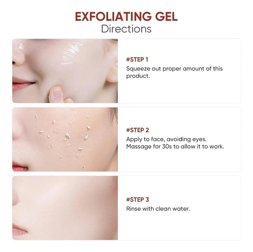 Exfoliante Exfoliante Facial Exfoliante Gel Limpiador