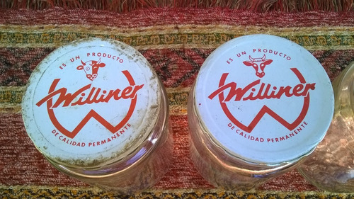 Lote 4 Antiguos Frascos De Dulce De Leche Ilolay Williner (Usado)