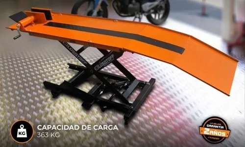Elevador De Motos Hidraulico Rampa 495 Mm 360kg Lusqtoff