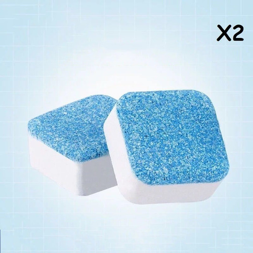 Imagen 2 de 10 de Pastillas Efervescentes Para Limpieza De Máquina Lavadora X2
