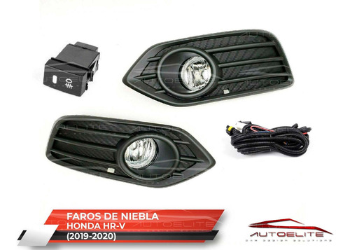 Imagen 2 de 10 de Kit Faros Niebla Honda Hr-v 2019 2020 2021 Biseles Y Switch