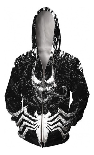 Película Venom Marvel El Mismo Cosplay De Suéter Con Capucha