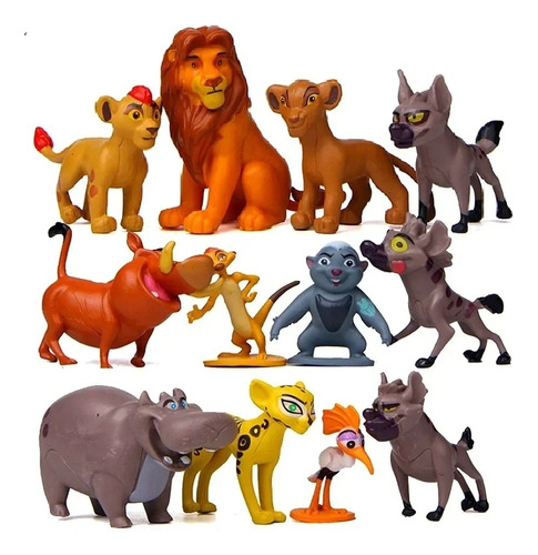 El Rey Leon Set Mini Figuras Personajes Acción 