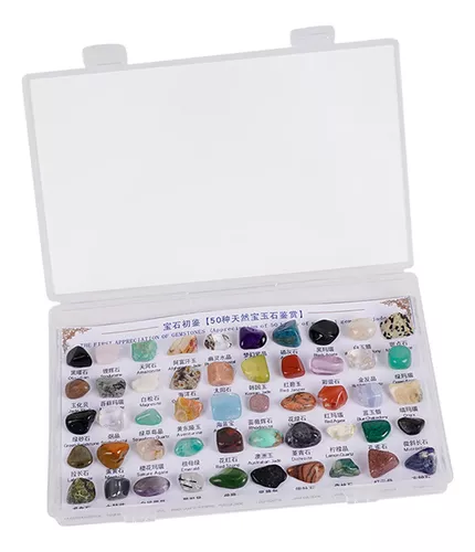 Kit de colección de rocas y piedras preciosas para niños