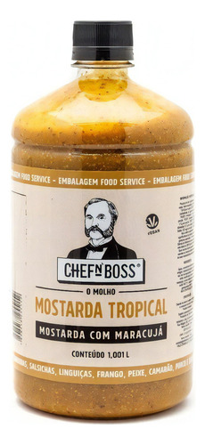 Mostarda Tropical Com Maracujá Chef N Boss 1,001l