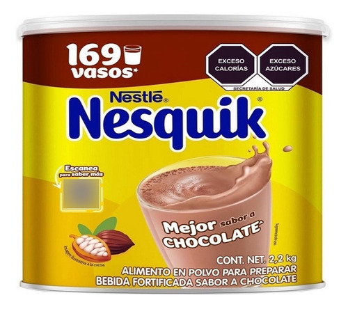 Alimento En Polvo Nesquik Nestlé Sabor Chocolate